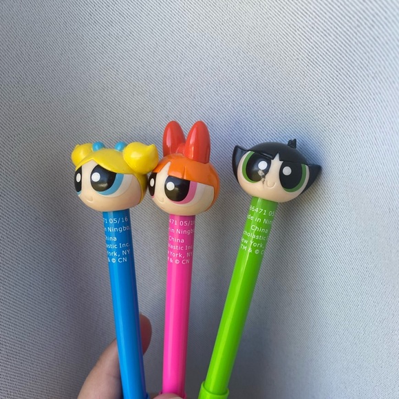 Power Puff Girls Markers 🩵🩷💚 - Picture 1 of 3